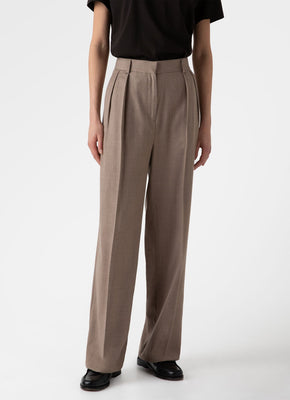 Woolen Ankle Length Pleated Pant – Caravan Maya