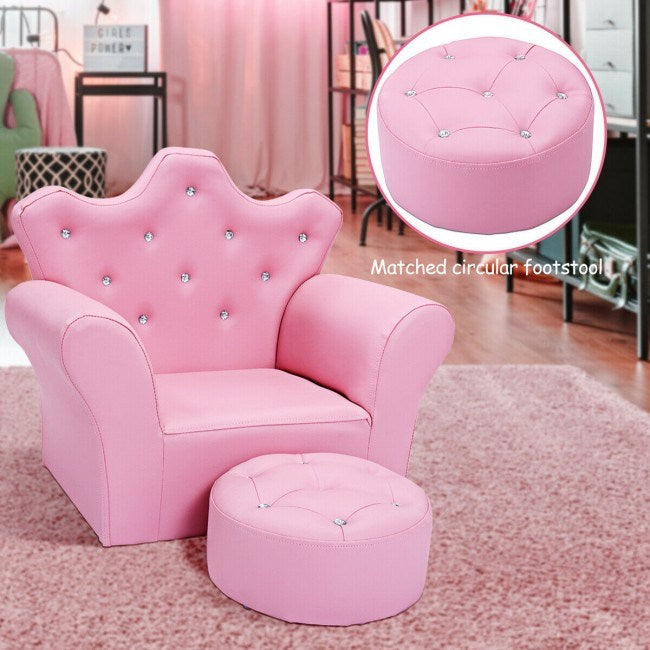 princess chair and ottoman