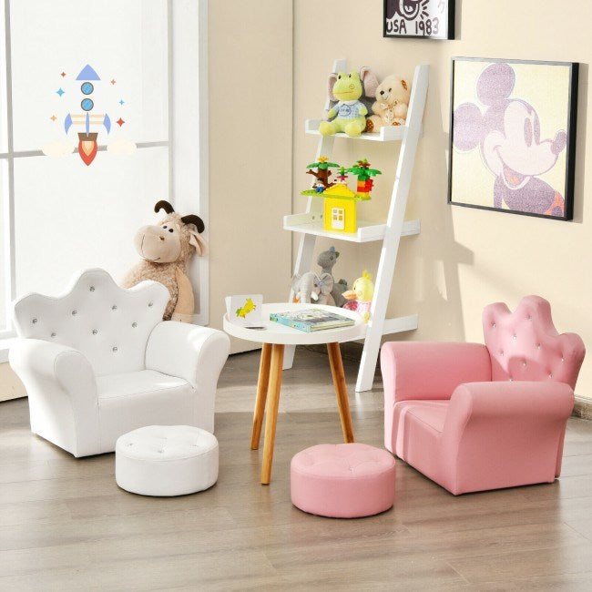 princess chair and ottoman