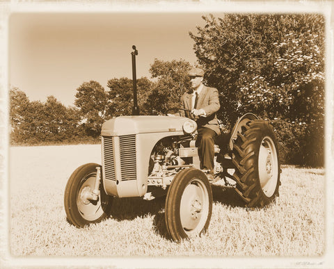 Peter in Tractor
