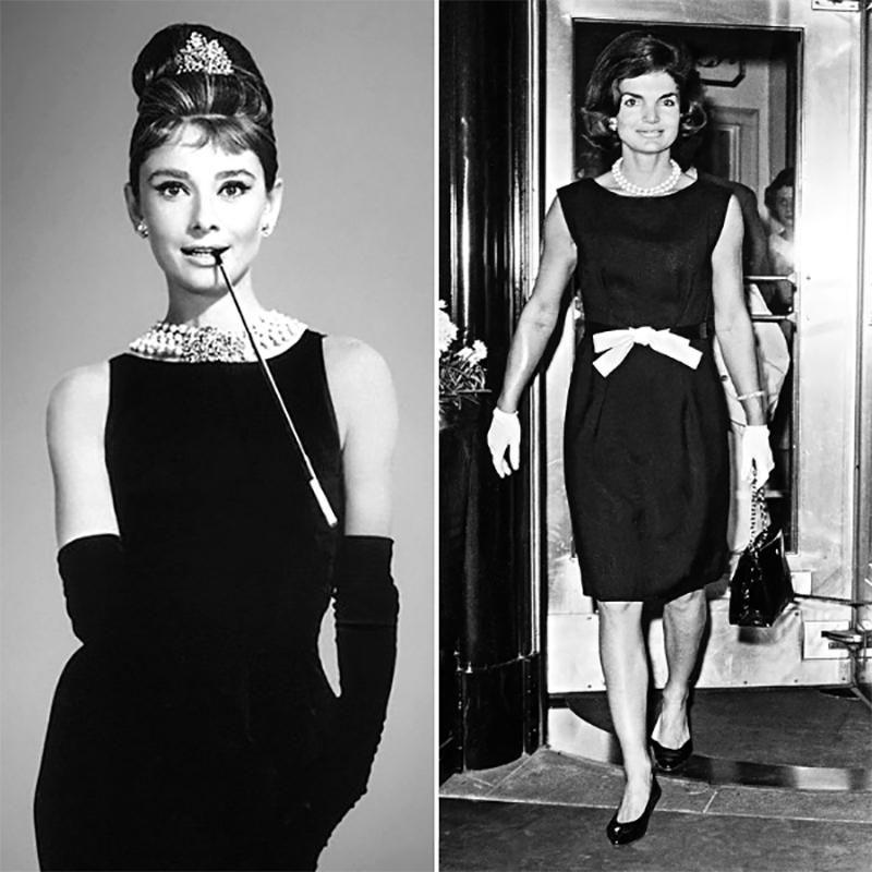Breakfast at tiffany's Audrey Hepburn black dress