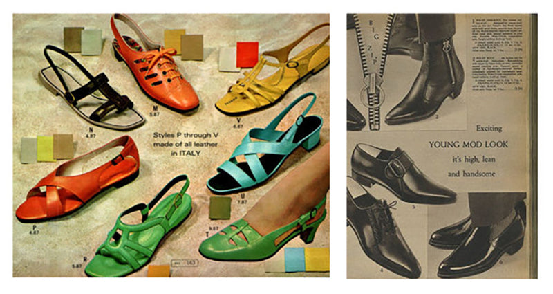 1960s Style Footwear For Women