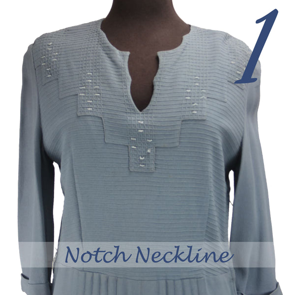 Notch Neckline