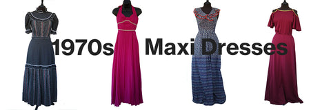 Row of Maxi Dresses