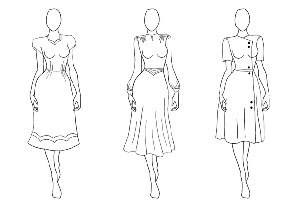 Outline Dresses
