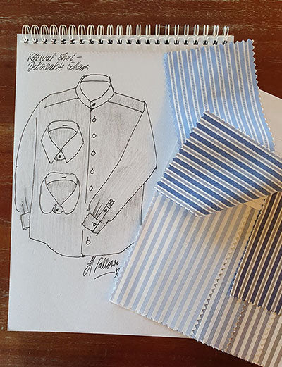 Shirt Collar Design Sketch