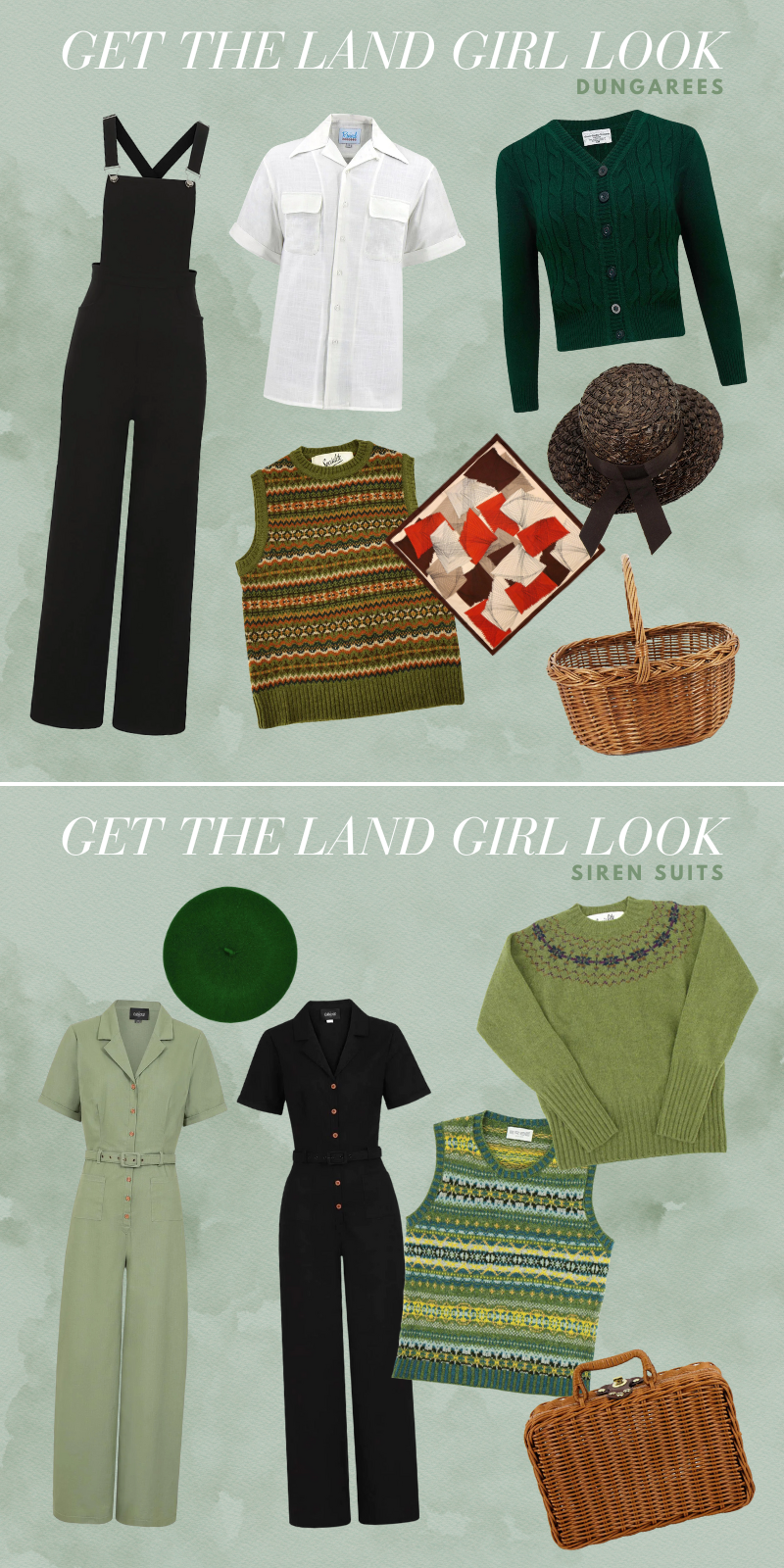 Land Girl Style Outfits