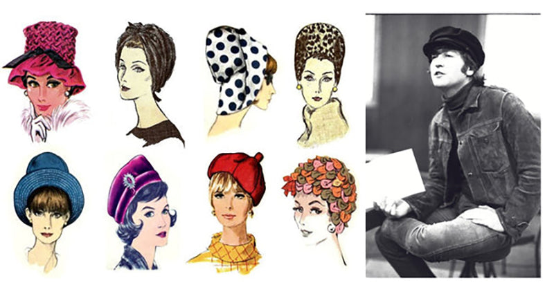 1960s Style Hats