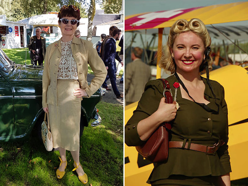 1940s women outfits at Goodwood revival