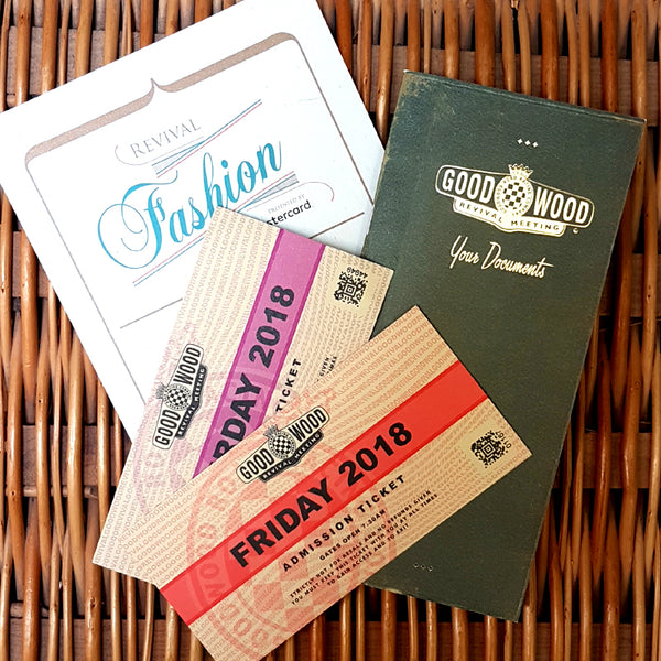 tickets to Goodwood Revival vintage fashion event