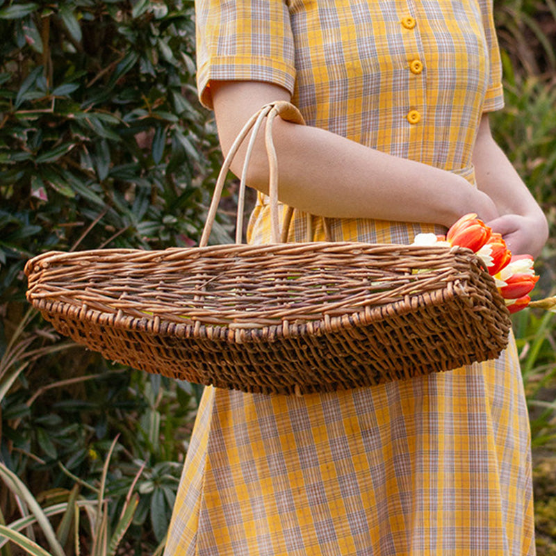 Vintage 1940s basket handbag