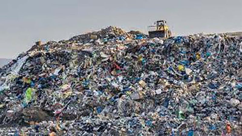 Landfill site in use