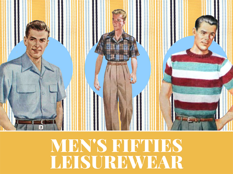 mens 50s casual leisurewear