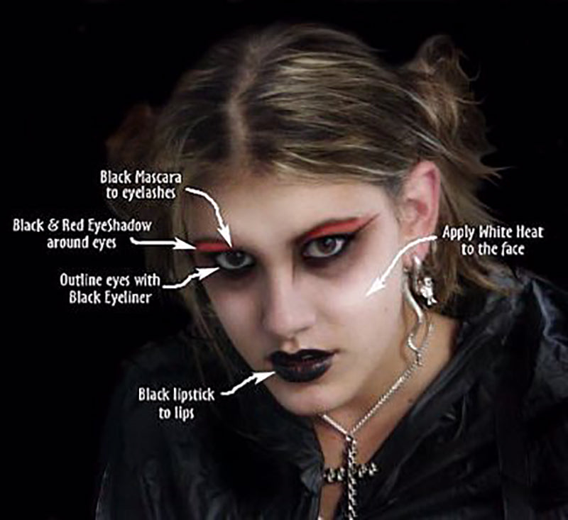 Goth makeup tutorial