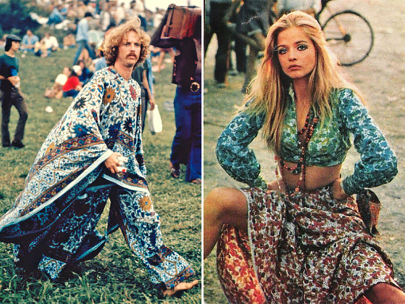 Hippe fashion style clothing 60s 1960s