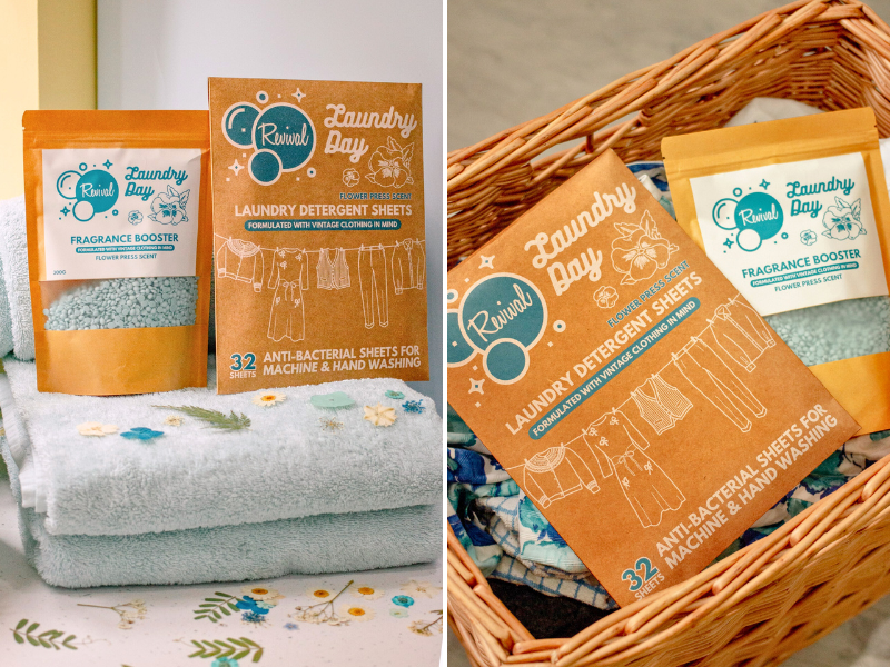 Revival Laundry Day Detergent Sheets & Fragrance Boosters