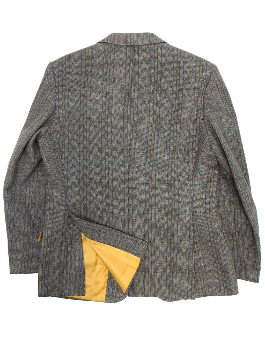 Vintage Saxony Herringbone Check Tweed Jacket – RevivalVintage