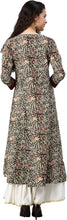Load image into Gallery viewer,  Floral Print A-line Kurta (Multicolor)
