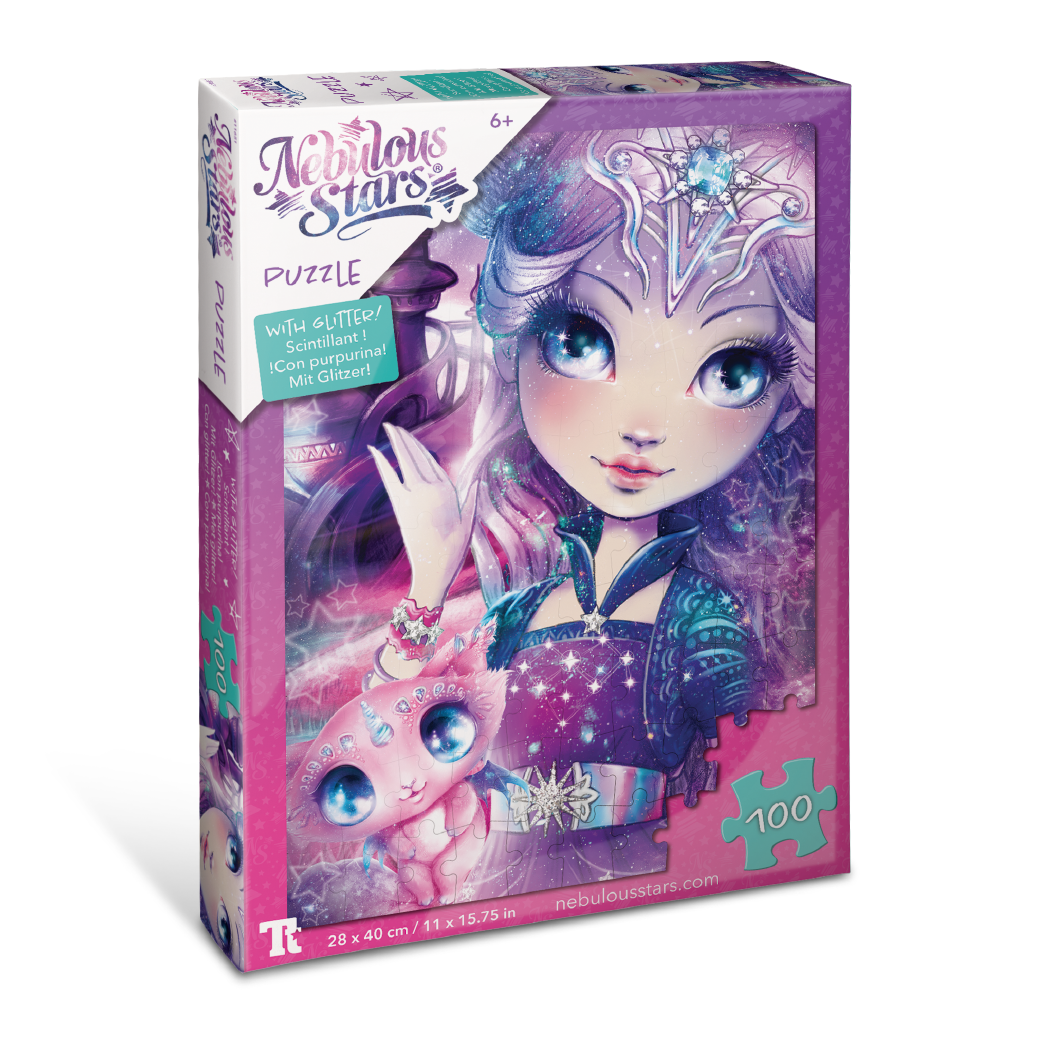 Nebulous stars : Puzzle Glitter 200 pcs Petulia et Paloma