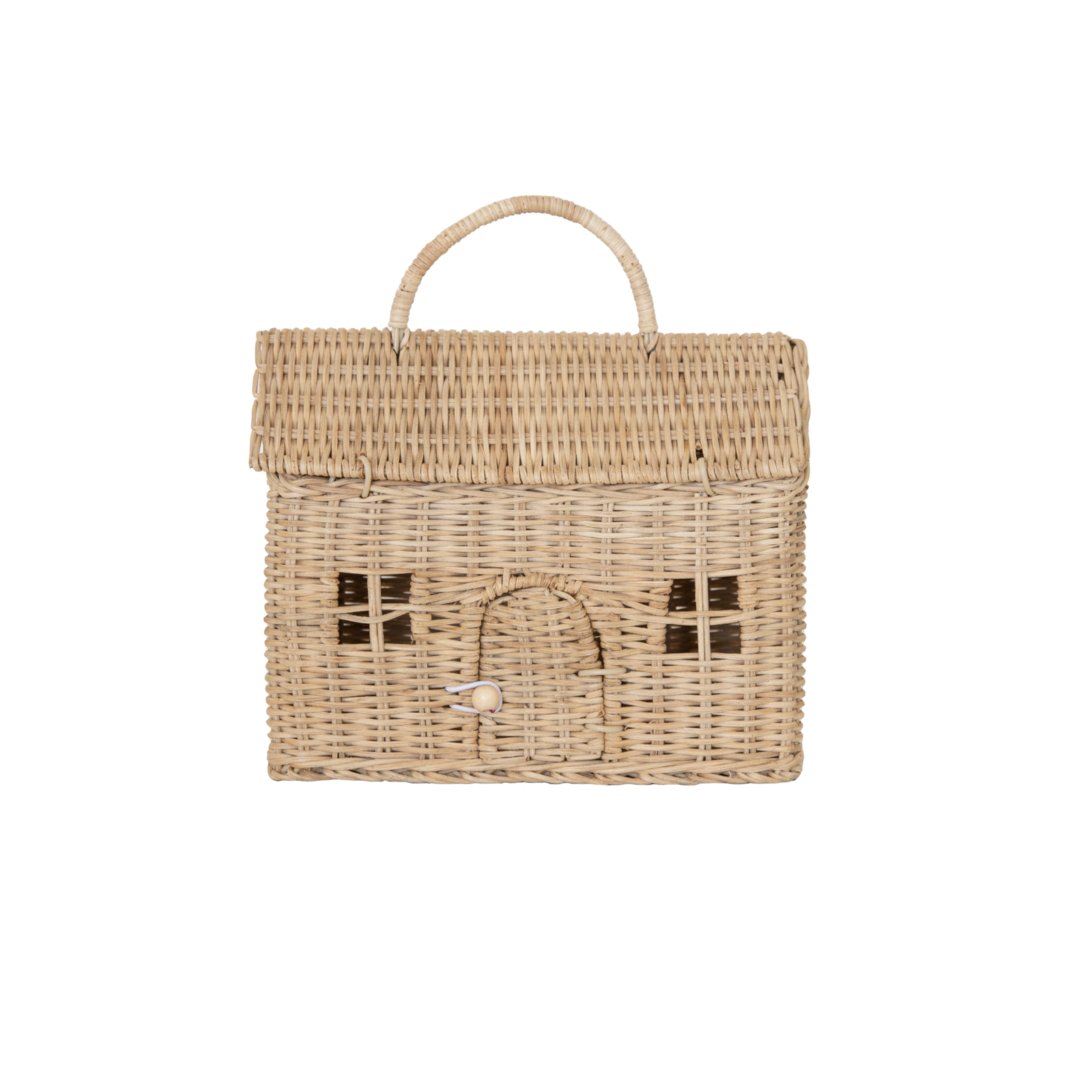 Olli Ella Rattan Castle Bag