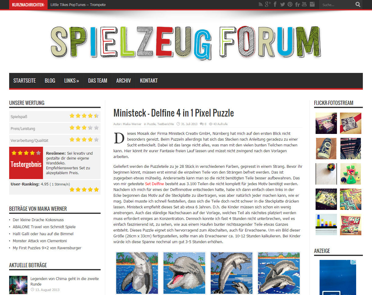 Spielzeugforum - Screenshot