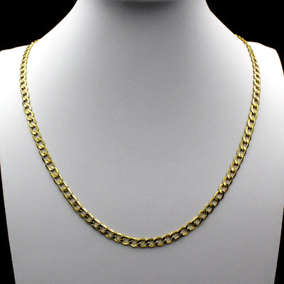 10K Gold Cuban Chain, 10kt Gold Chain, Real Gold Chain, 2mm 2.5mm