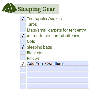 Camping Checklist - Don't Forget Any Essential Gear