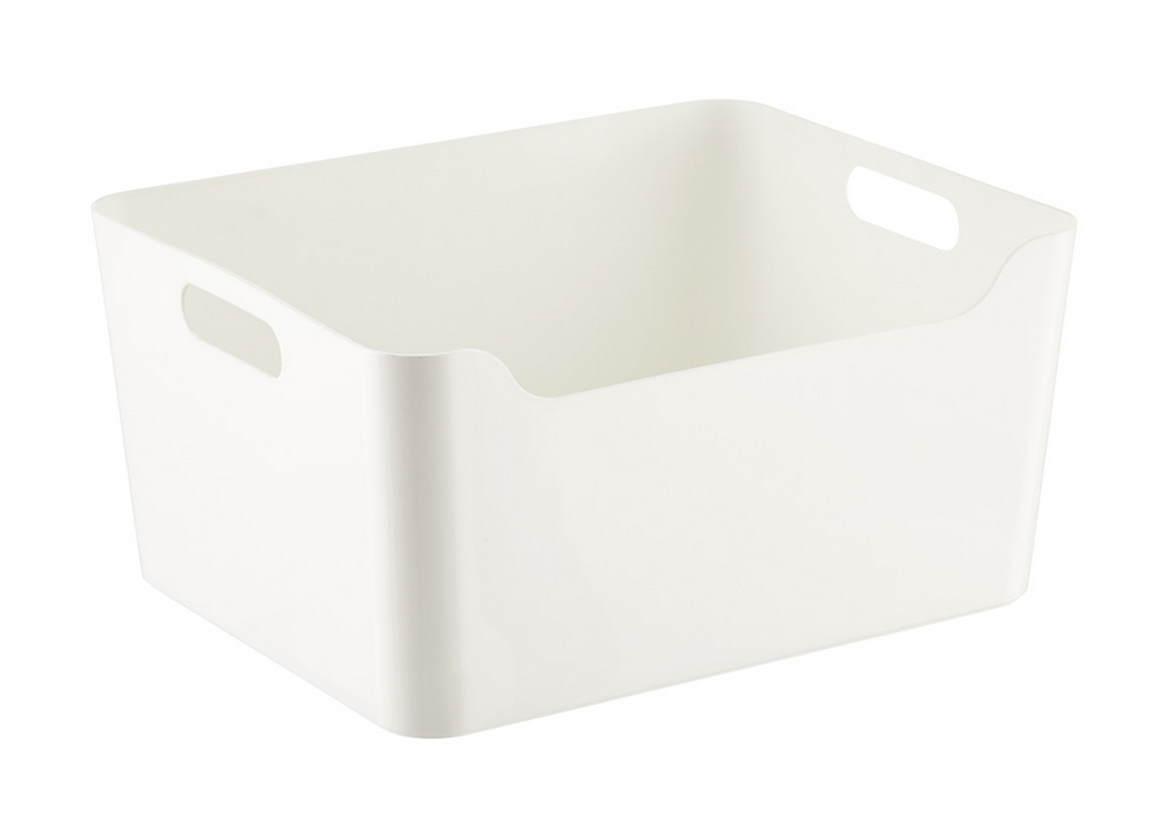 Plastic Storage Bins with Handles