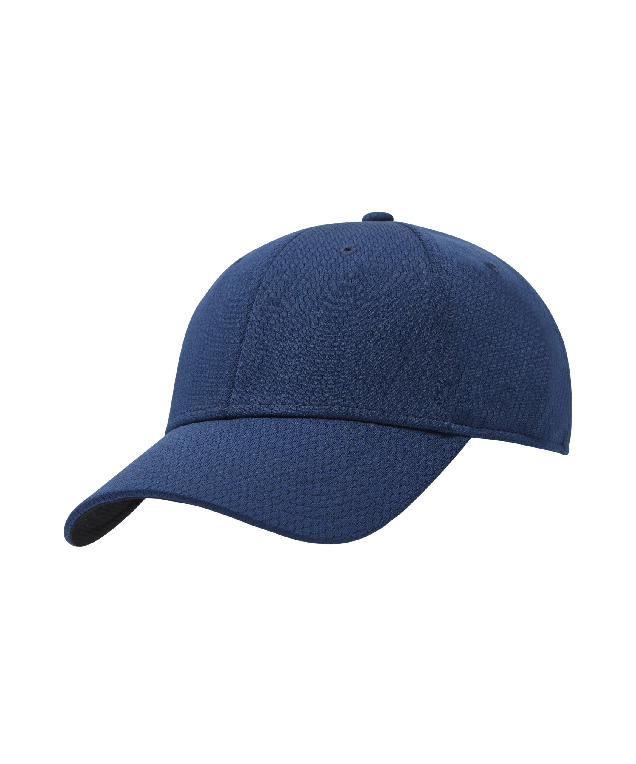 View Front Crested Womens Golf Hat In Navy information