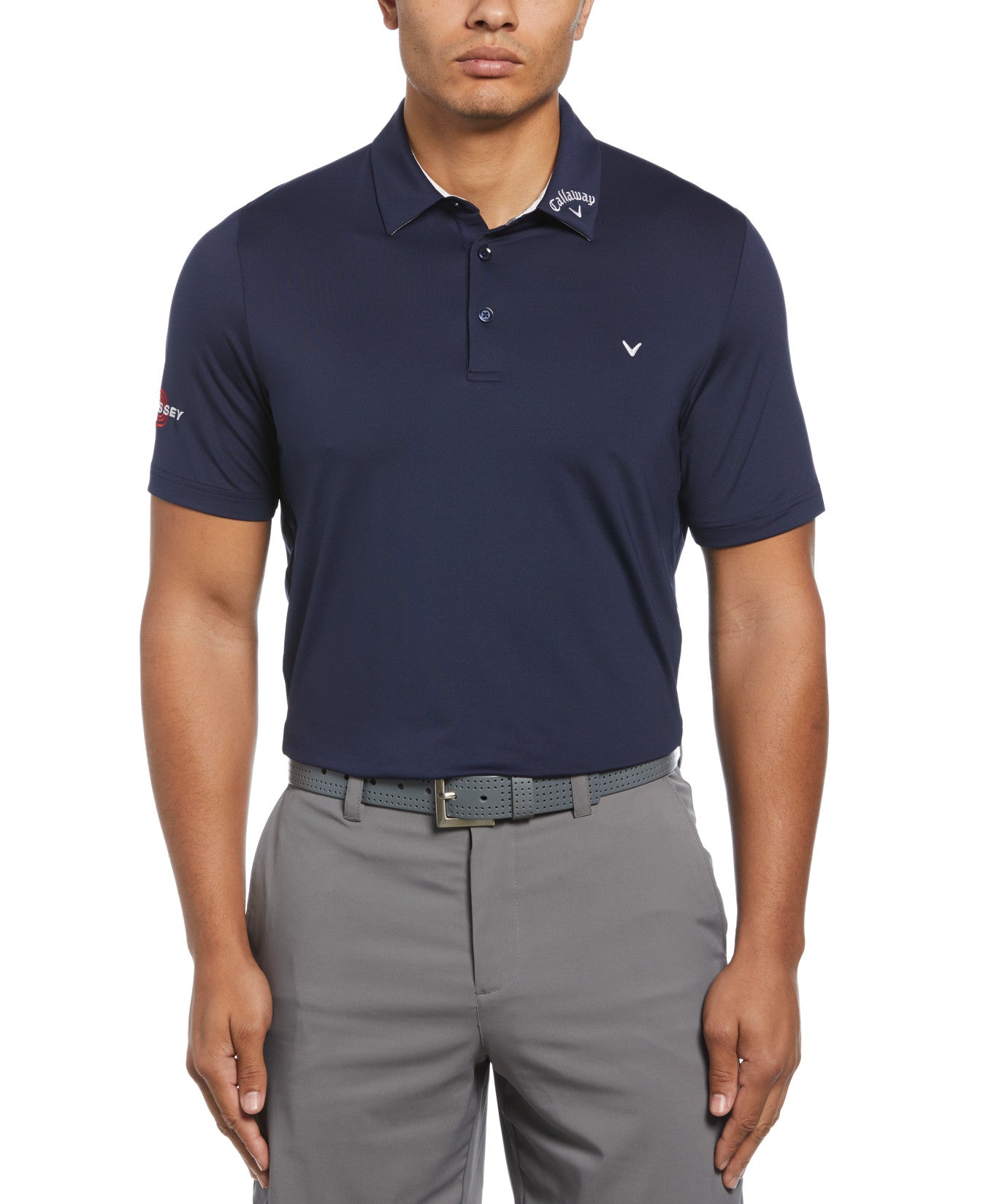 View Short Sleeve Odyssey Block Polo Shirt In Peacoat information