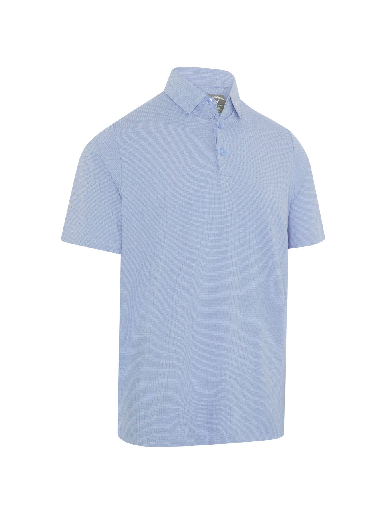 View Ventilated Classic Jacquard Polo In Chambray information