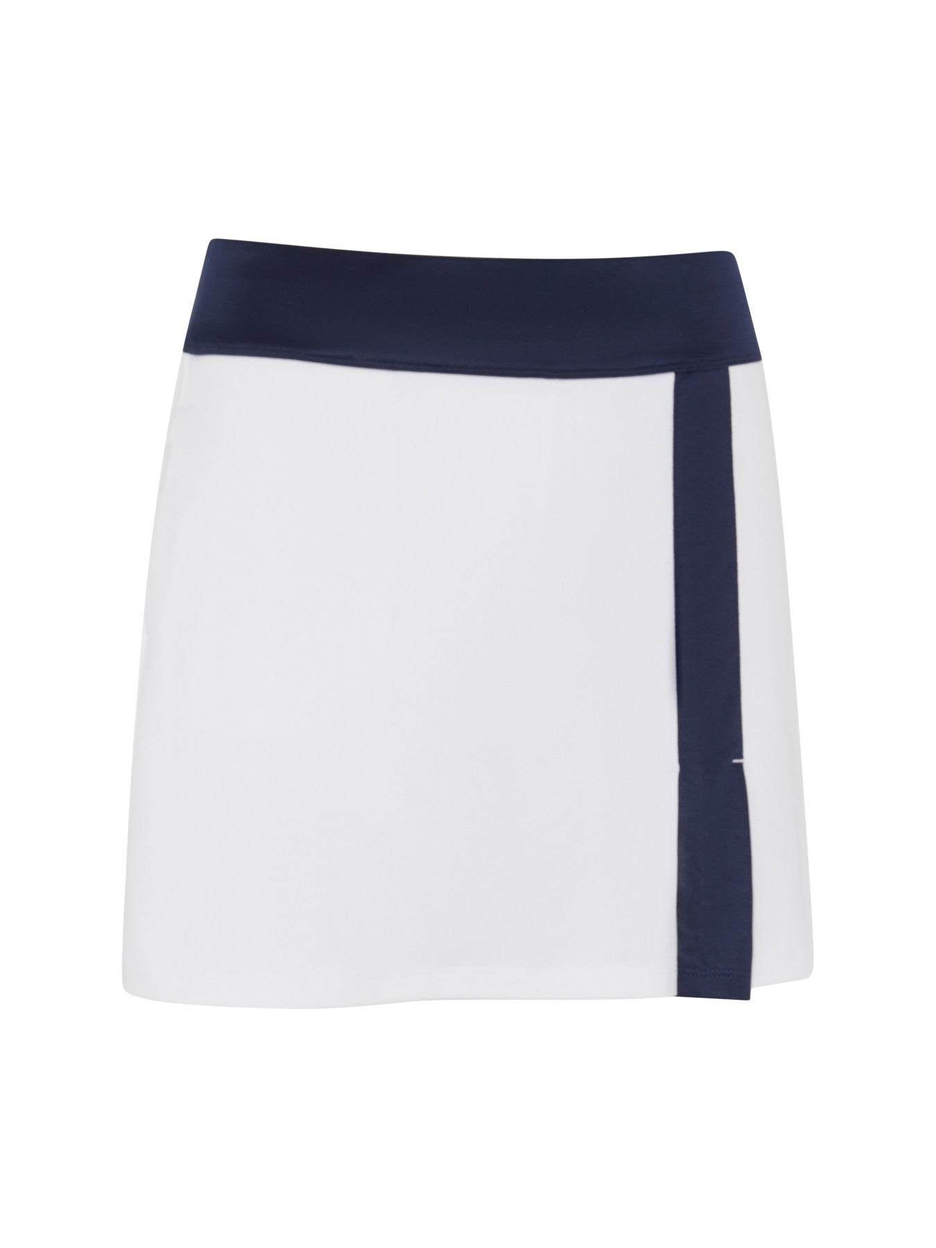 View Womens 17 Color Block Skort With Side Pintucks In Brilliant White information