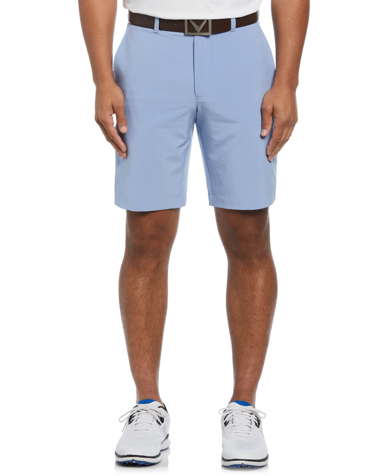 View Lightweight Tech Short With Active Waistband In Chambray information