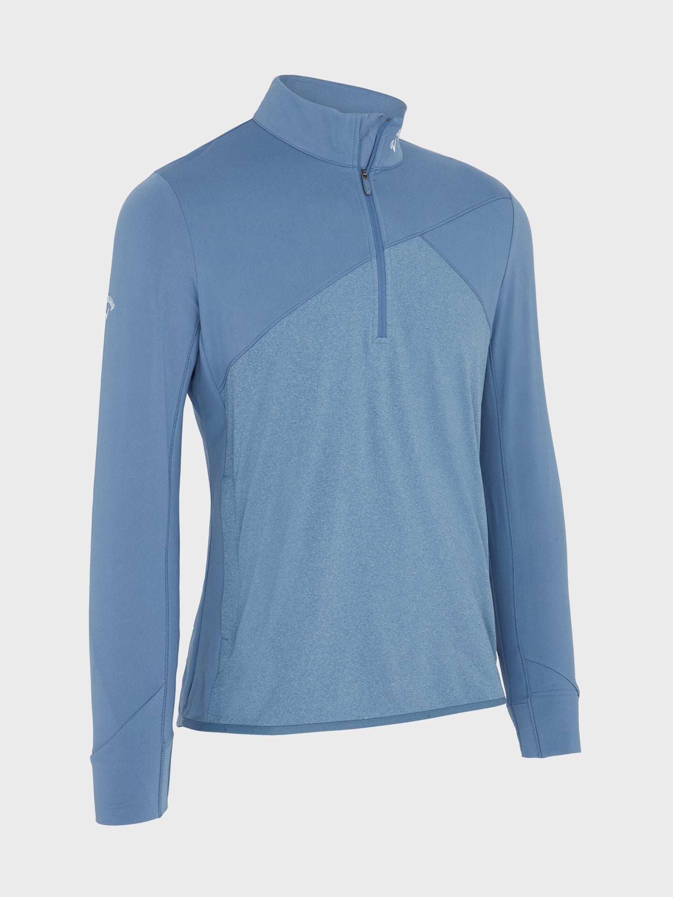 View Aquapel Ultra Light Quarter Zip Sweatshirt In Blue Horizon Blue Horizon XXL information