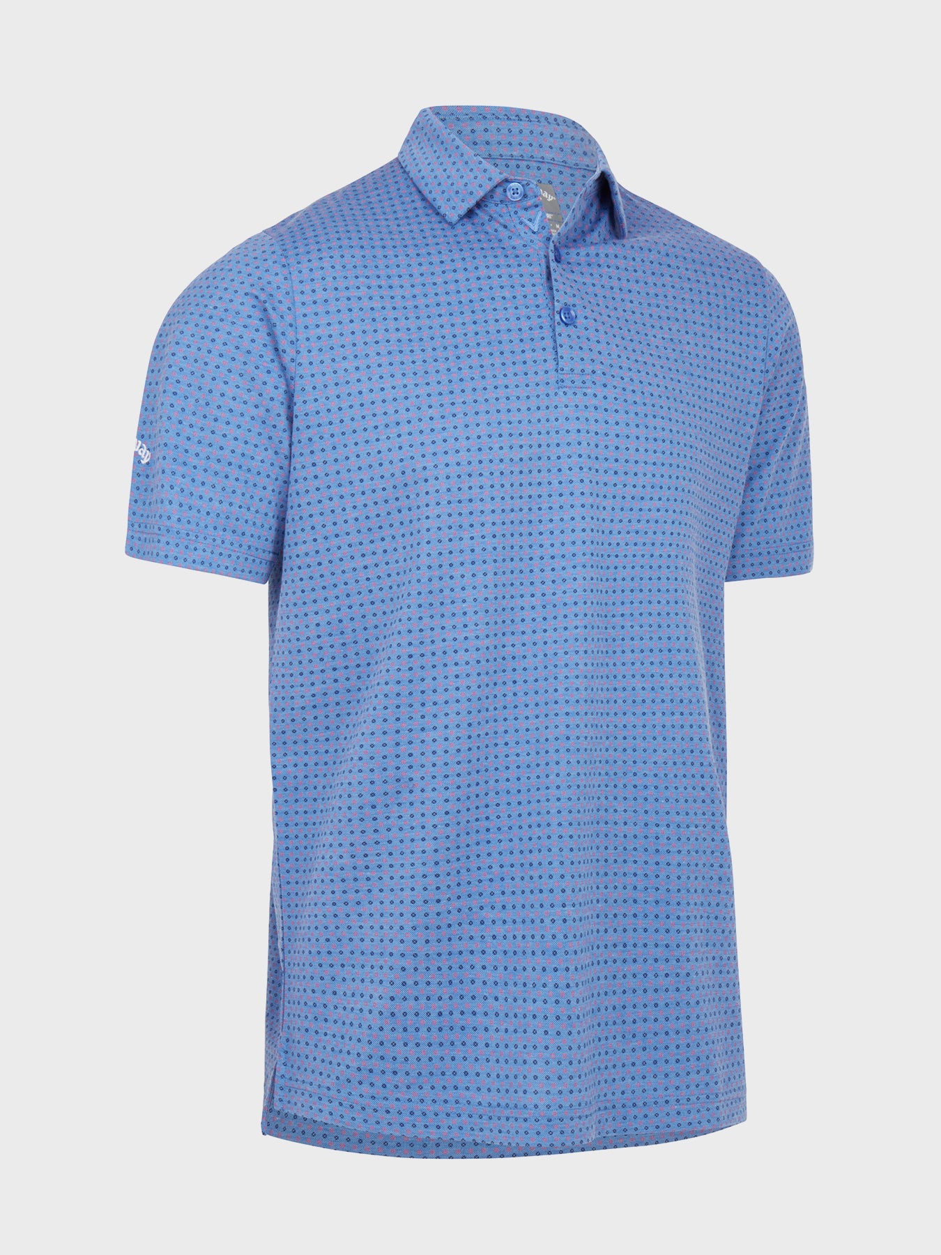 View Micro Spot Polo In Amparo Blue Heather Amparo Blue Heather L information