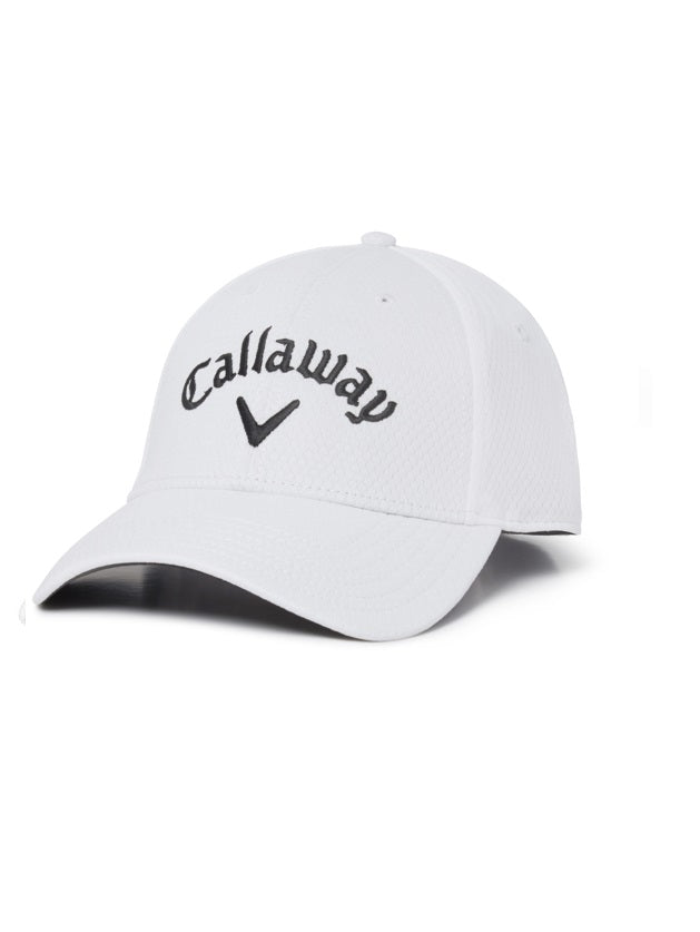 View Womens Side Crested Golf Hat In White information