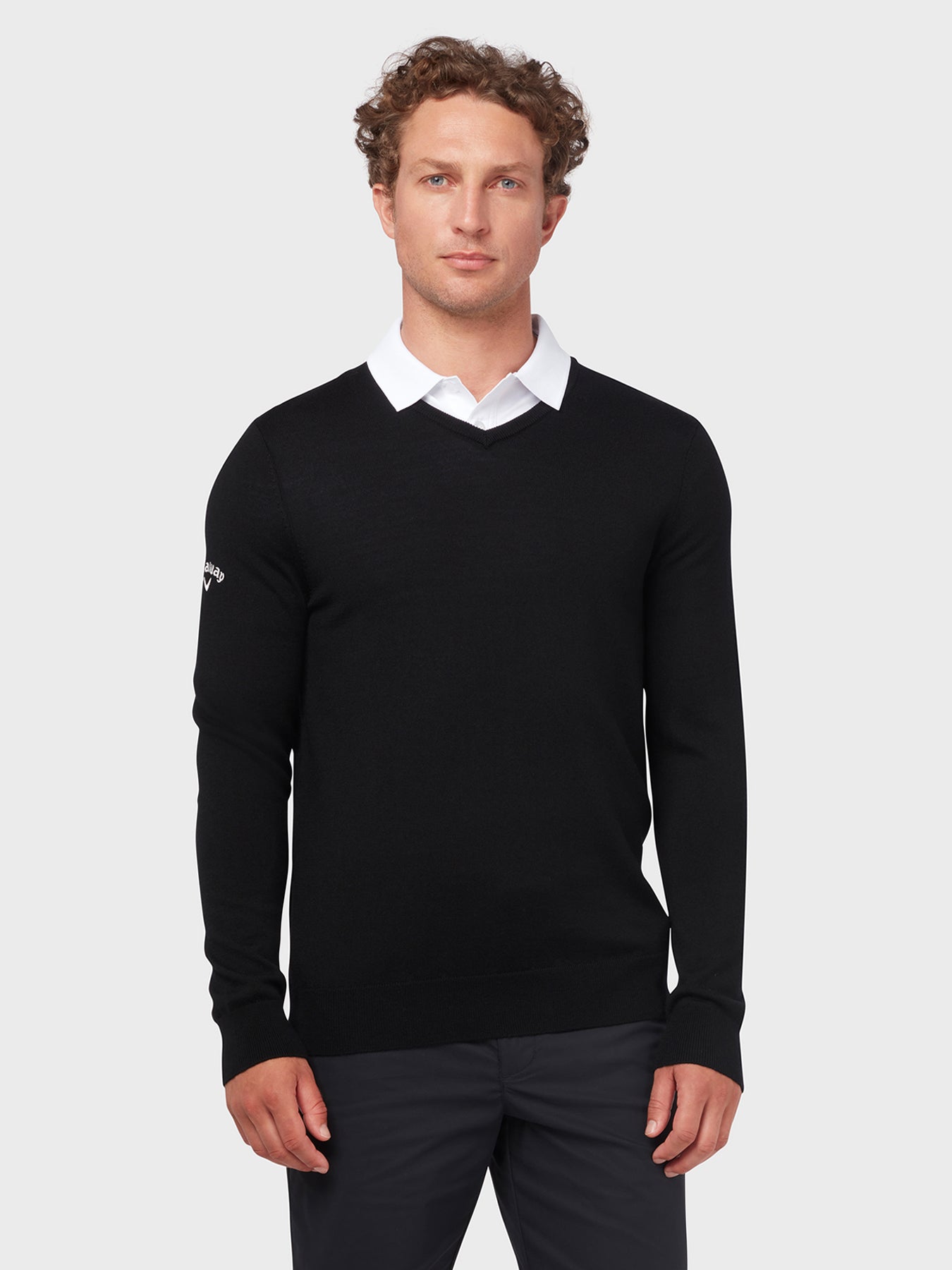 View Thermal Merino Wool VNeck Sweater In Black Onyx Black Onyx XL information