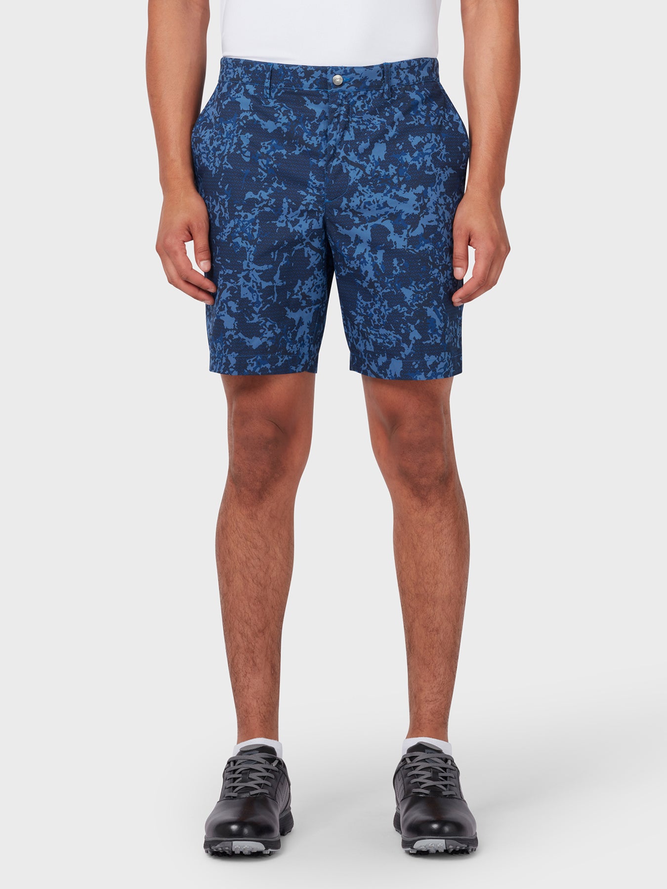 View X Series Abstract Camo Shorts In Navy Blazer information