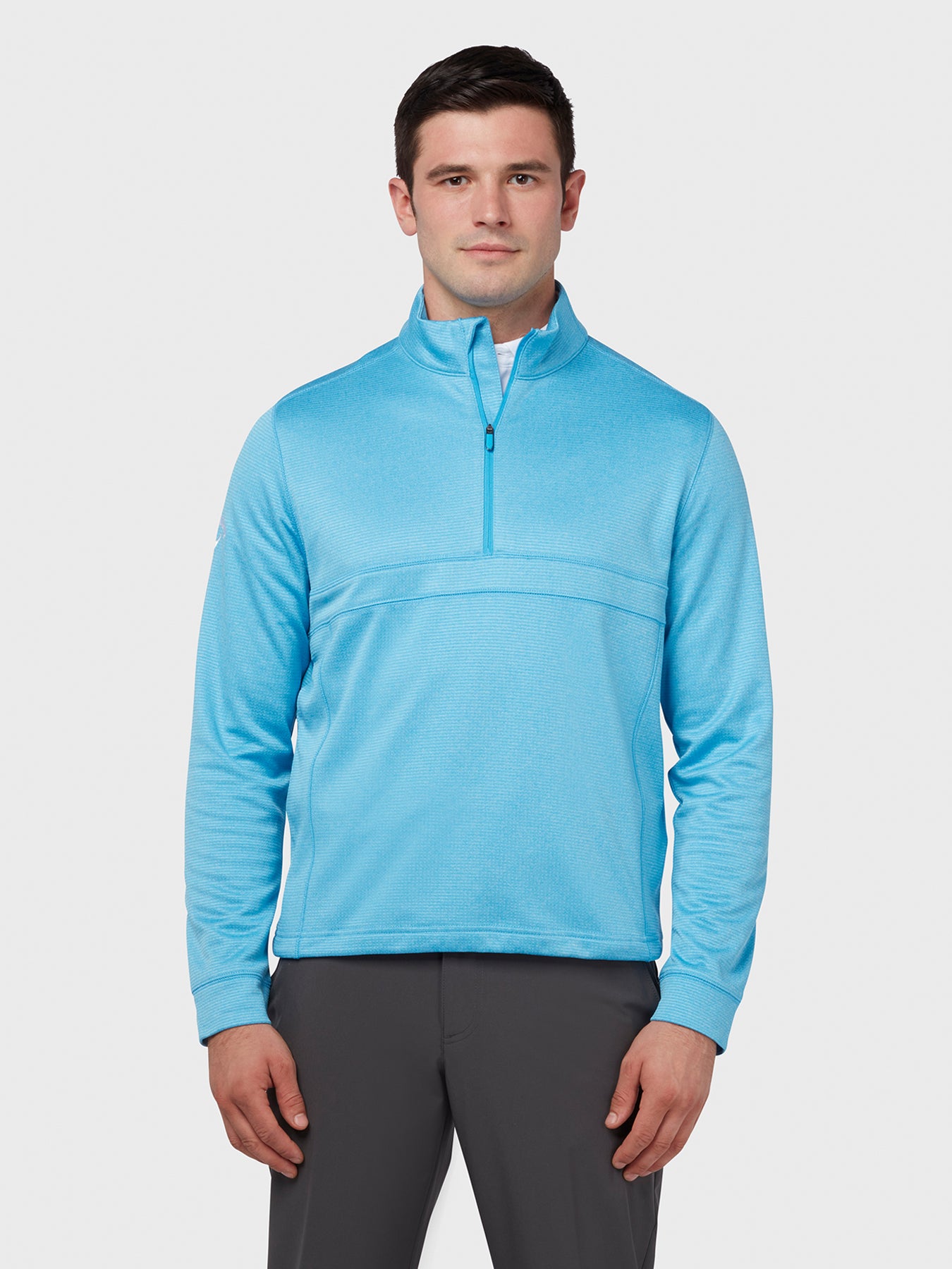 View Waffle 14 Zip Sweatshirt In Malibu Heather information