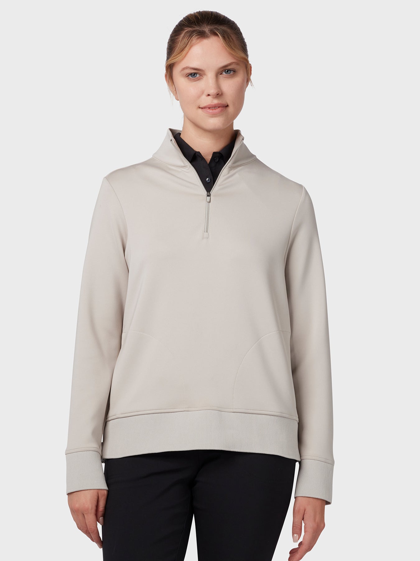View Midweight Womens Fleece Crossover In Chateau Grey Chateau Grey XS information