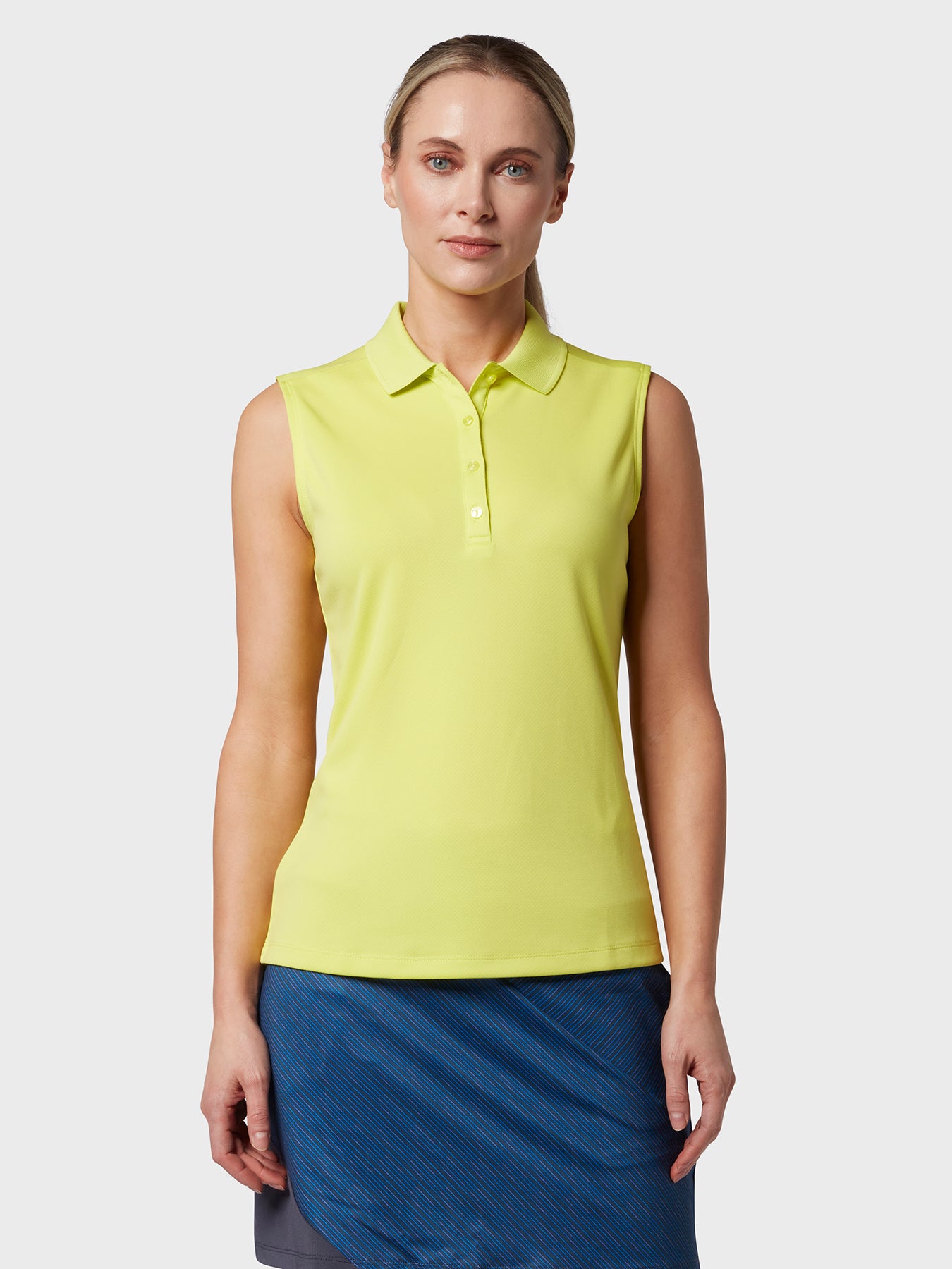 View Sleeveless Womens Polo In Limeade Limeade L information