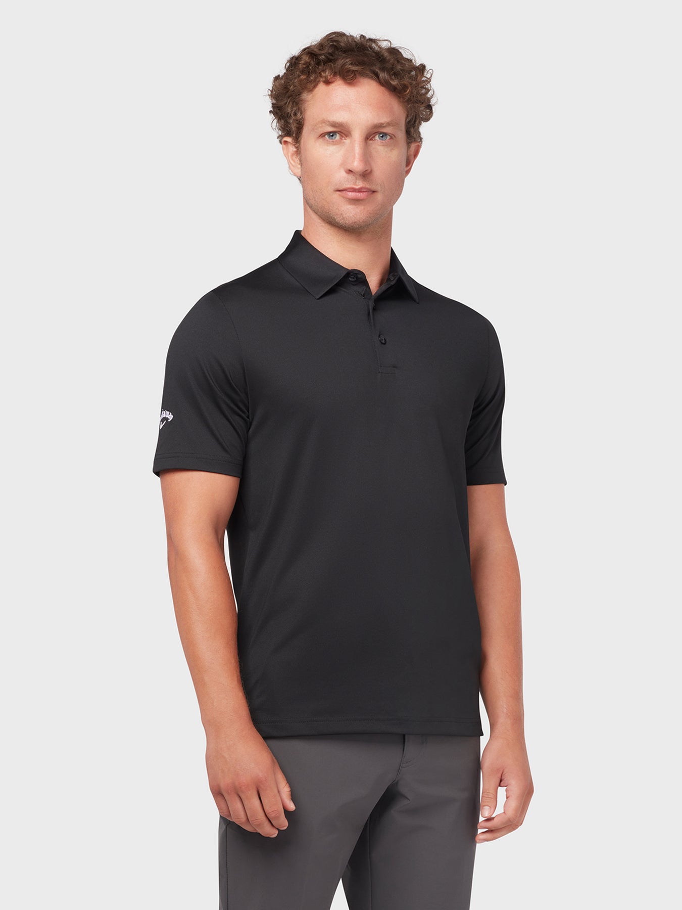 View Swing Tech Tour Polo In Caviar Caviar 4XL information