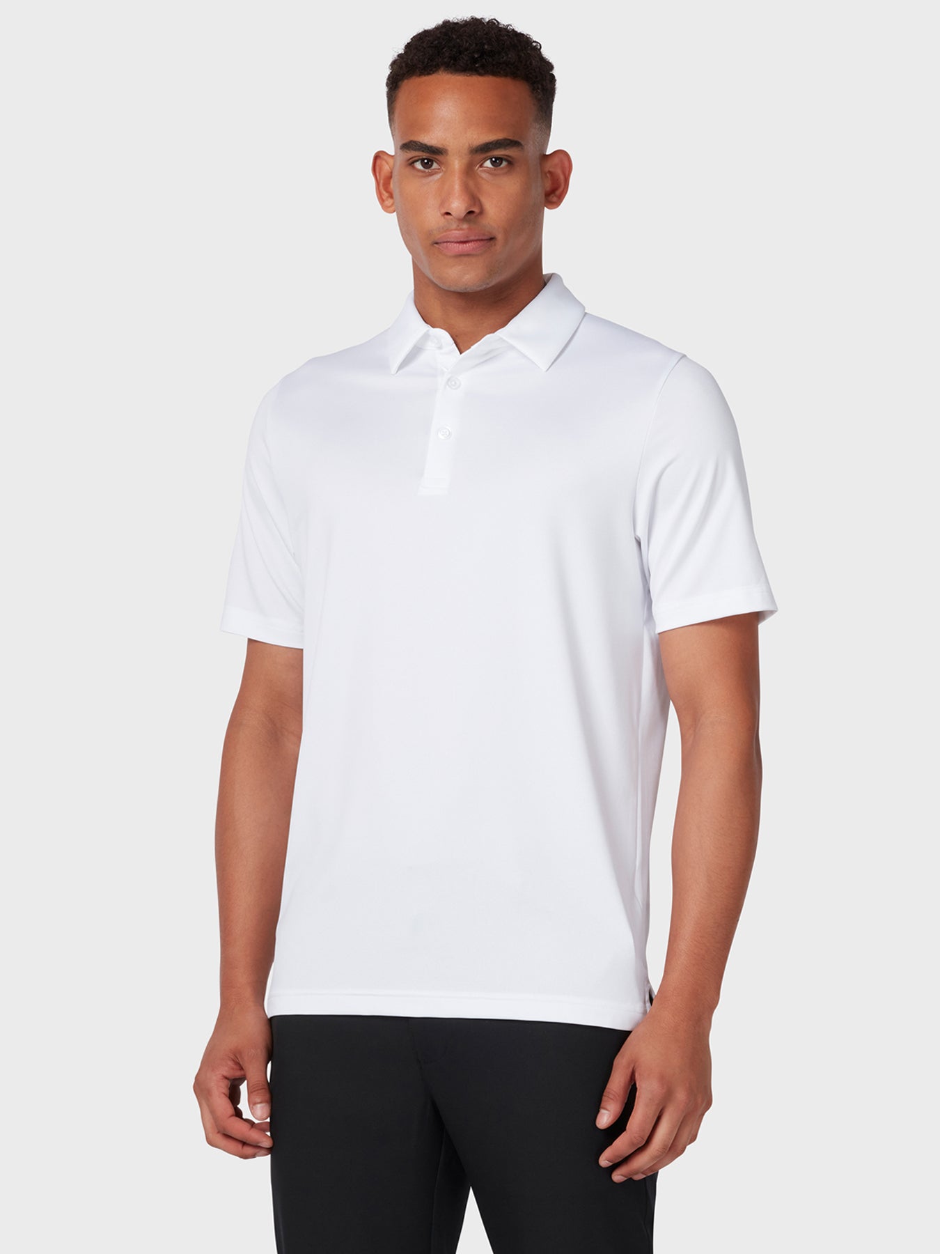 View Swing Tech Tour Polo In Bright White Bright White M information