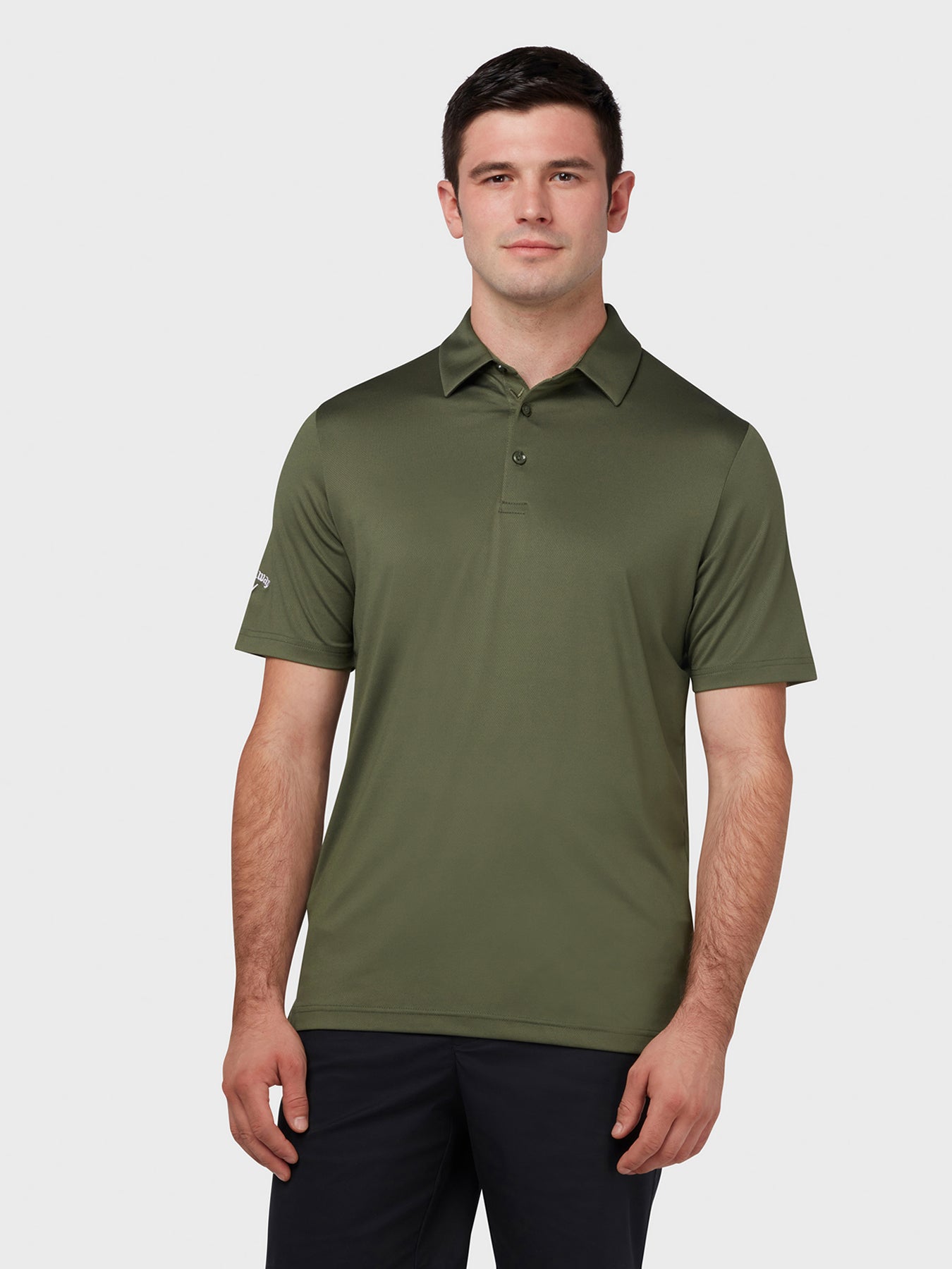 View Swing Tech Tour Polo In Black Lichen Black Lichen XXL information