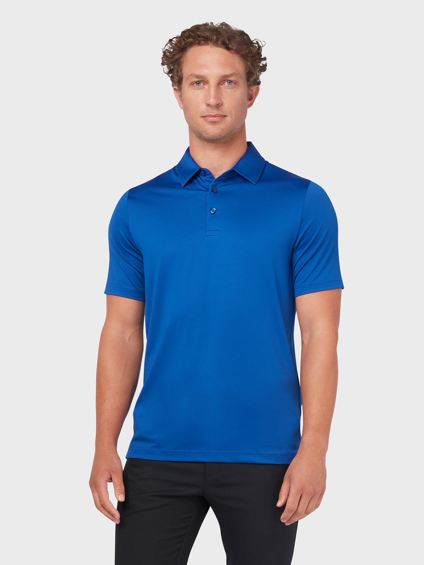 View Swing Tech Tour Polo In Mazarine Blue Mazarine Blue M information