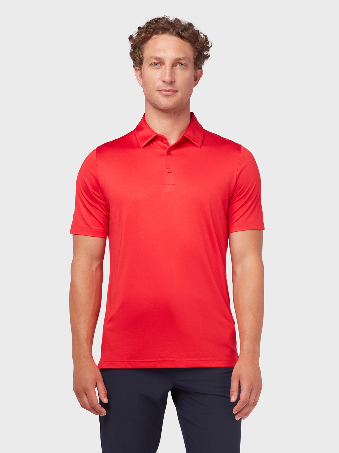 View Swing Tech Tour Polo In True Red True Red XXL information