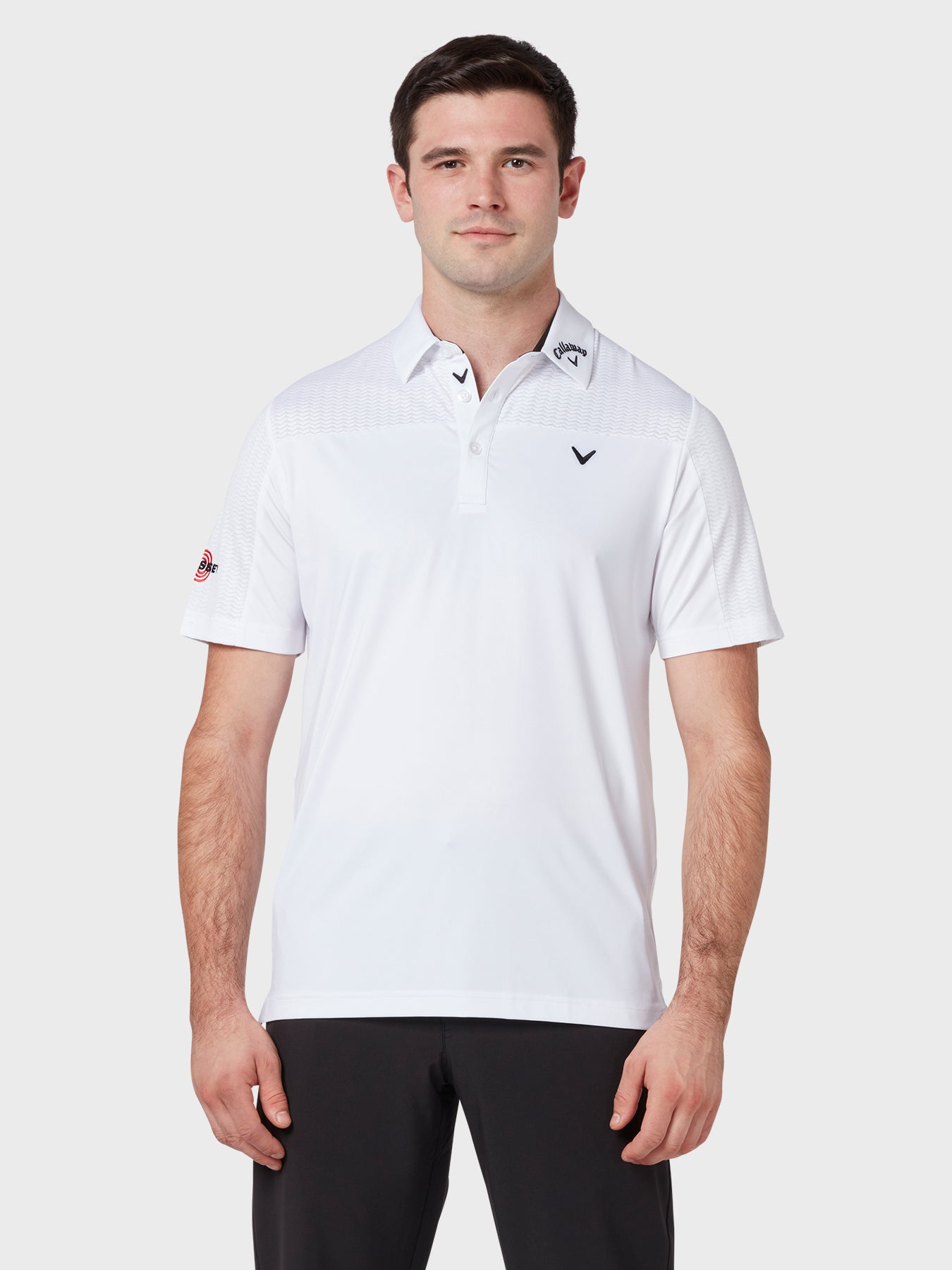 View Odyssesy Ventilated Polo In Bright White Bright White M information