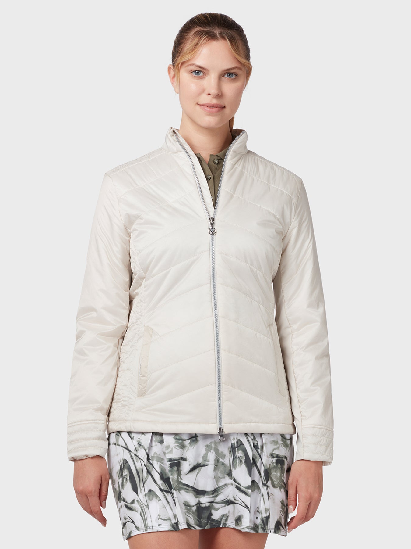 View Womens Quilted Jacket In Moonbeam Moonbeam XXL information