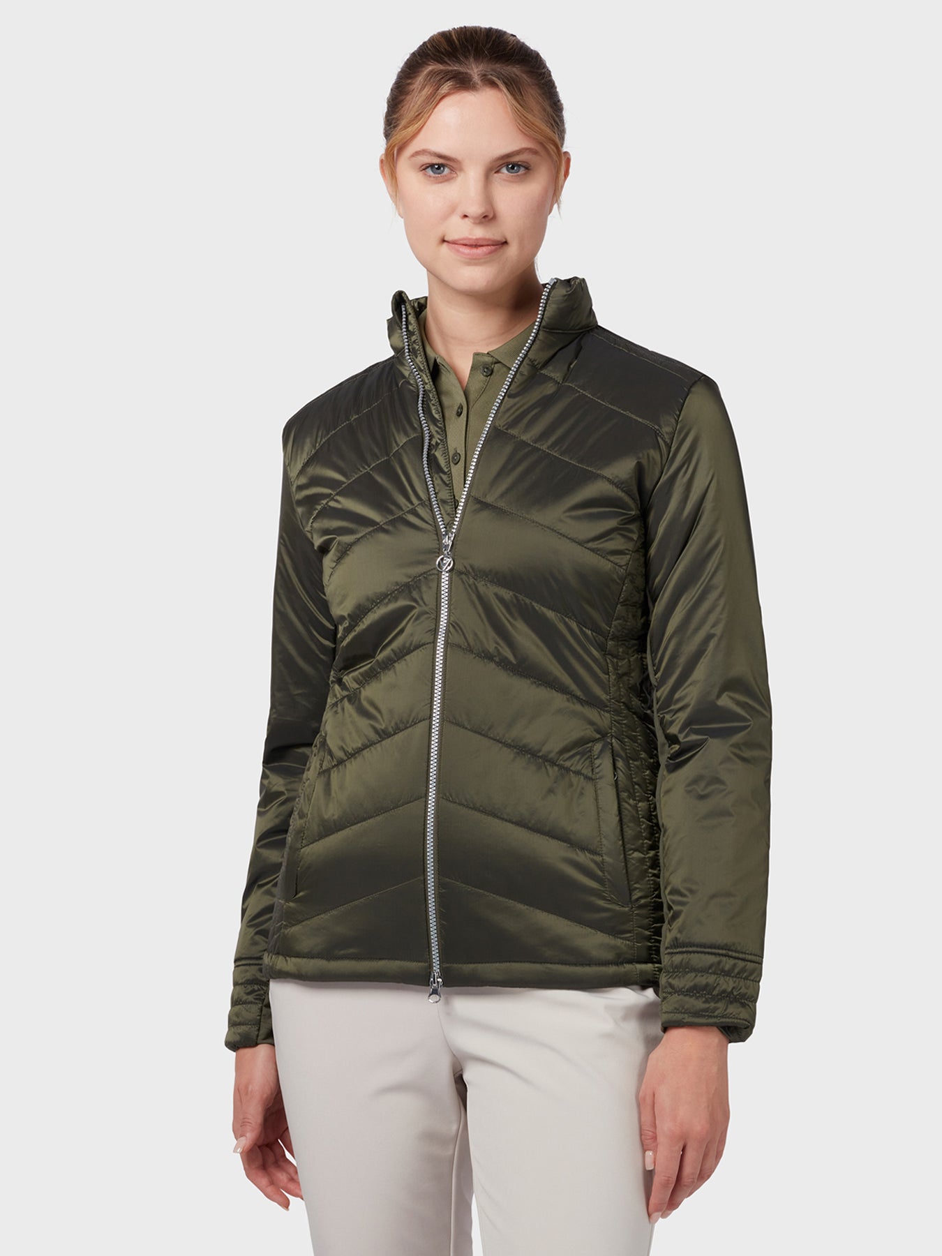 View Womens Quilted Jacket In Industrial Green Industrial Green S information