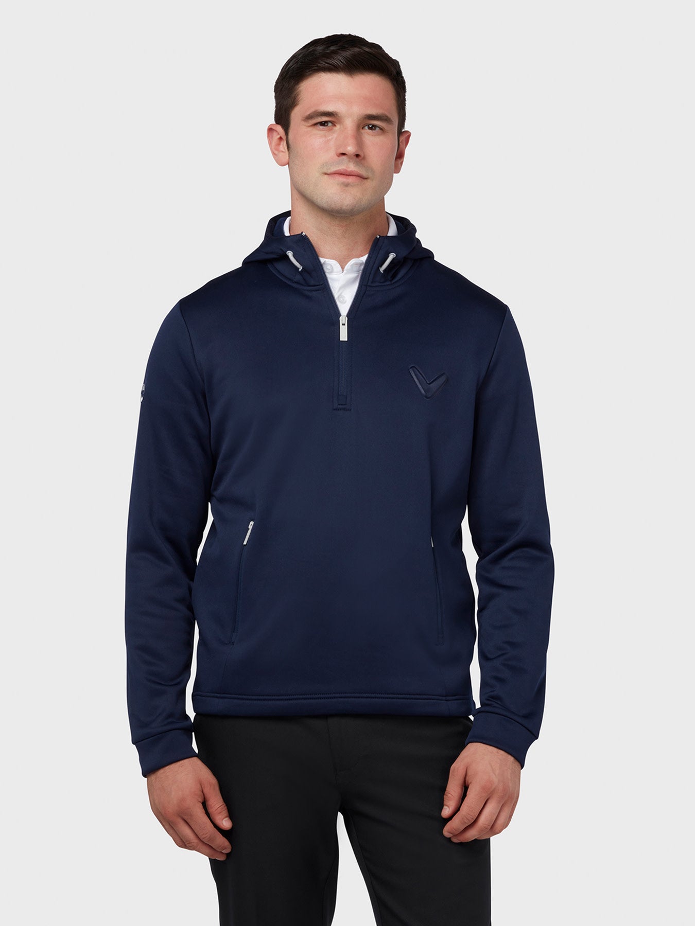 View Aquapel Technical Hoodie In Peacoat Peacoat S information